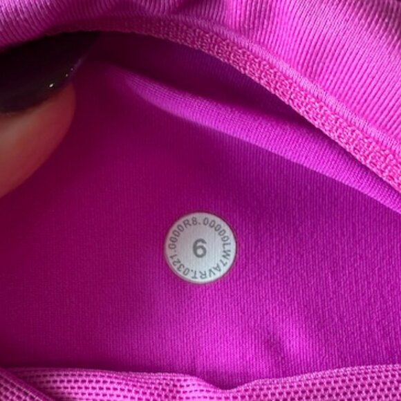 Lululemon Speed Up Mid-Rise 4" Shorts Sonic Pink Sz 6 - Picture 6 of 6